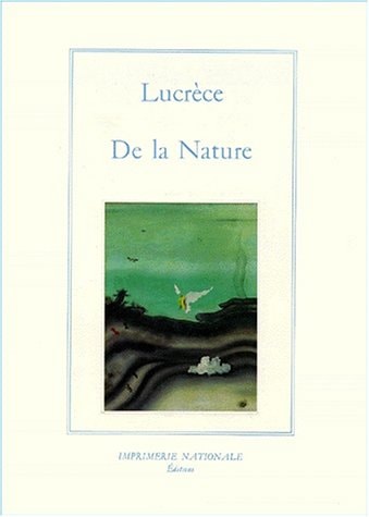 DE LA NATURE, de Lucrèce | portada del libro