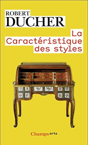 ARACTERISTIQUE DES STYLES, de DUCHER ROBERT | portada del libro