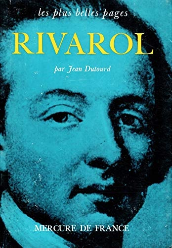 RIVAROL, de Rivarol | portada del libro
