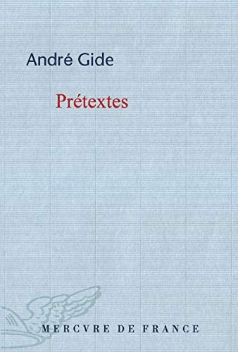 PRETEXTES / NOUVEAUX PRETEXTES, de André Gide | portada del libro