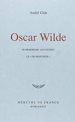 Oscar Wilde, de Gide | portada del libro