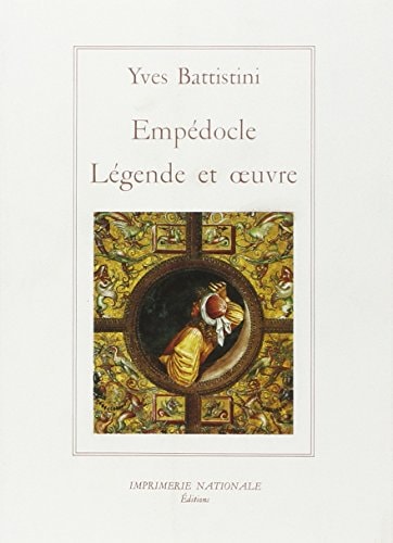 LEGENDE ET OEUVRE (BR), de Empédocle | portada del libro