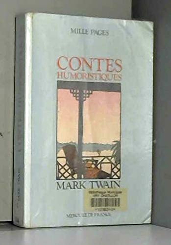 CONTES HUMORISTIQUES, de Mark Twain | portada del libro