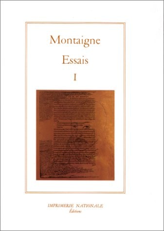 ESSAIS T.1 (BROCHE), de Montaigne | portada del libro