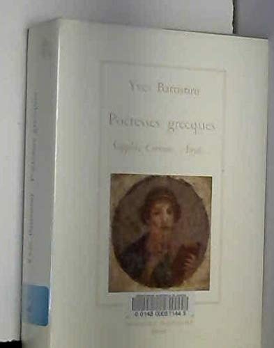 POETESSES GRECQUES (RELIE), de Yves Battistini | portada del libro