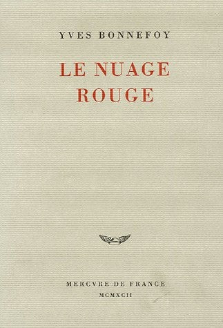 LE NUAGE ROUGE, de Bonnefoy | portada del libro