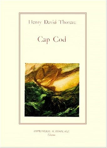 CAP COD (BROCHE), de Henry David Thoreau | portada del libro