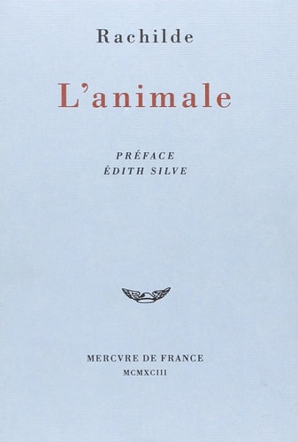 L'ANIMALE, de Rachilde | portada del libro