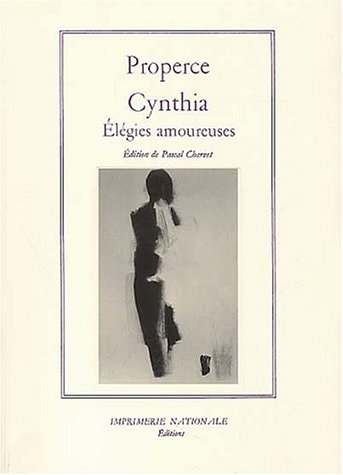 CYNTHIA (BROCHE), de Properce | portada del libro