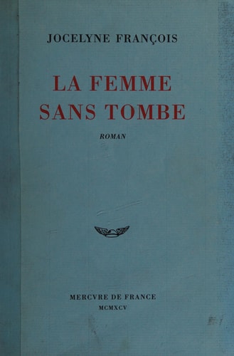 LA FEMME SANS TOMBE, de Jocelyne François | portada del libro