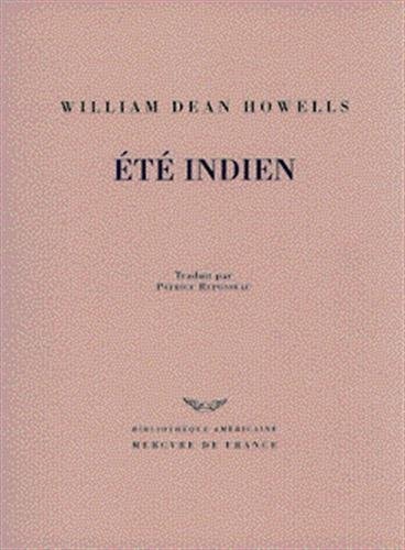 ETE INDIEN, de William Dean Howells | portada del libro