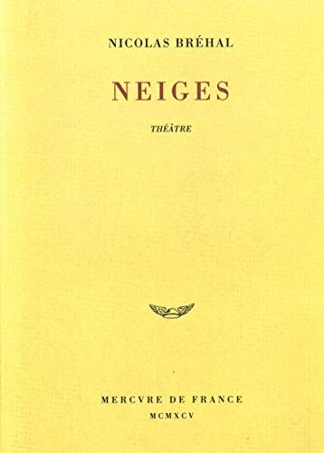 NEIGES, de Nicolas Bréhal | portada del libro