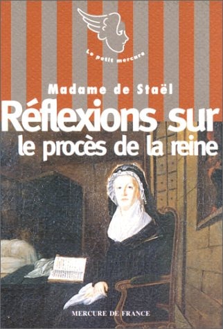 REFLEXIONS SUR LE PROCES DE LA REINE, de Madame de Staël (Anne-Louise-Germaine) | portada del libro