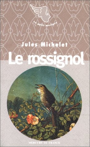 LE ROSSIGNOL, de Jules Michelet | portada del libro