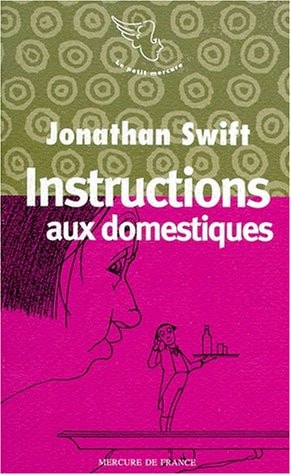 INSTRUCTIONS AUX DOMESTIQUES, de Jonathan Swift | portada del libro