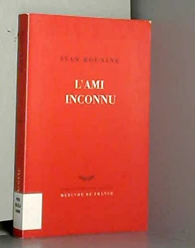 L'AMI INCONNU, de Ivan Alexeevitch Bounine | portada del libro