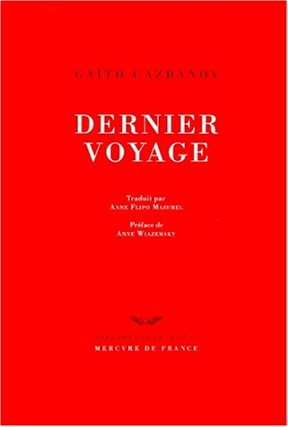 DERNIER VOYAGE, de Gazdanov | portada del libro