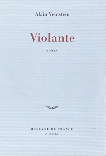 VIOLANTE, de Veinstein | portada del libro