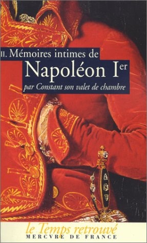 MEMOIRES INTIMES DE NAPOLEON 1ER T2, de CONSTANT WAIRY | portada del libro
