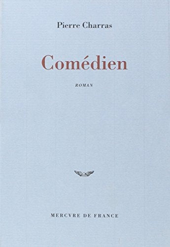 COMEDIEN, de Pierre Charras | portada del libro