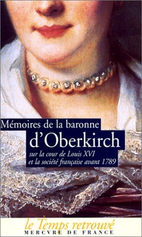 MEMOIRES SUR LA COUR DE LOUIS XVI ET LA SOCIETE FRANCAISE AV, de Oberkirch | portada del libro