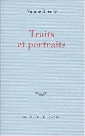 TRAITS ET PORTRAITS, de Natalie Barney | portada del libro