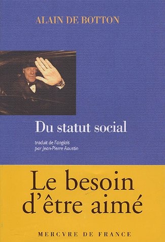 DU STATUT SOCIAL, de Alain de Botton | portada del libro