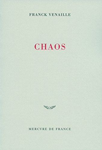CHAOS, de Venaille | portada del libro