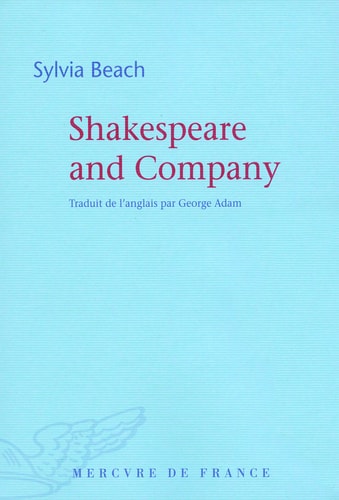 SHAKESPEARE AND COMPANY, de Sylvia Beach | portada del libro