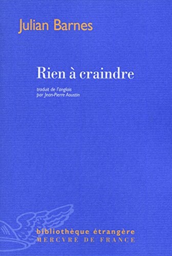 RIEN A CRAINDRE, de Julian Barnes | portada del libro
