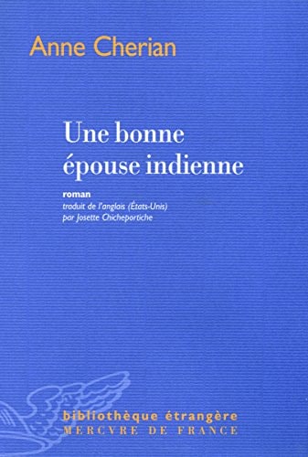 UNE BONNE EPOUSE INDIENNE, de Anne Cherian | portada del libro