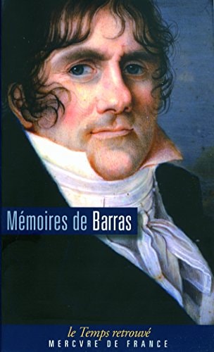 MEMOIRES BARRAS, de Paul vicomte de Barras | portada del libro