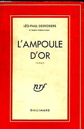 L'AMPOULE D'OR, de Desrosiers | portada del libro