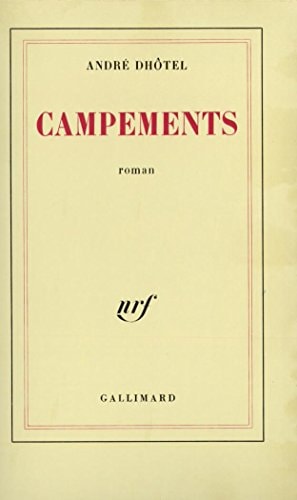 CAMPEMENTS, de André Dhôtel | portada del libro