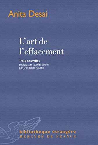 L'ART DE L'EFFACEMENT, de Anita Desai | portada del libro