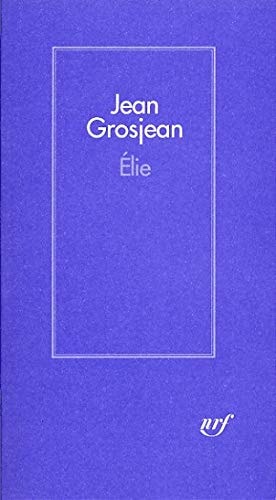 ELIE, de Jean Grosjean | portada del libro