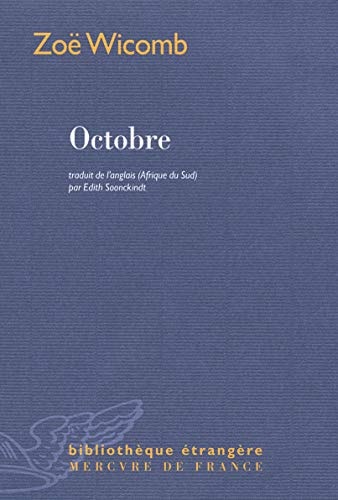 OCTOBRE, de Zoë Wicomb | portada del libro