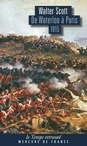 DE WATERLOO A PARIS 1815, de Walter Scott | portada del libro