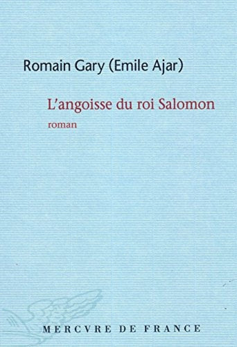 L'ANGOISSE DU ROI SALOMON, de Gary | portada del libro