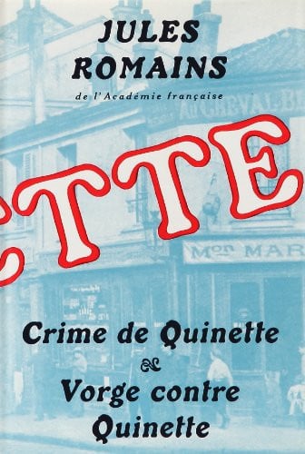 E CRIME DE QUINETTE T1, de ROMAINS JULES | portada del libro