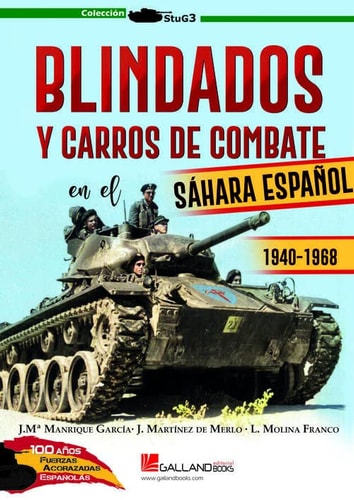 BLINDADOS Y CARROS DE COMBATE EN EL SAHA, de MANRIQUE GARCIA | portada del libro