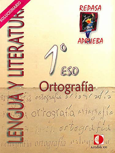 Repasa y aprueba, ortografía, 1 ESO. Cuaderno. Libro del profesor, de Sánchez Pérez | portada del libro