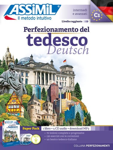 PERFEZIONAMENTO DEL TEDESCO DEUTSCH : INTERMEDI E AVANZATI, LIVELLO RAGGIUNTO C1, de ASSIMIL | portada del libro