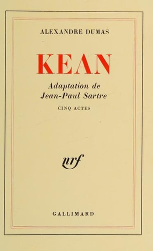 KEAN, de Alexandre Dumas | portada del libro