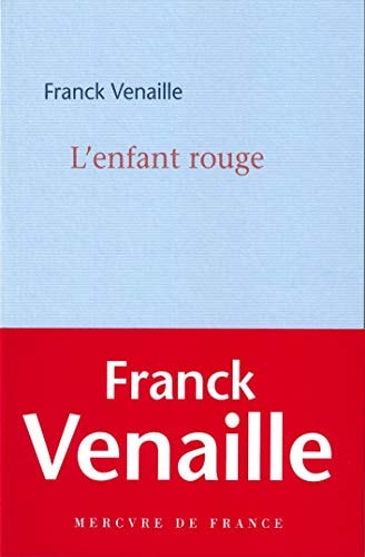 L'ENFANT ROUGE, de Franck Venaille | portada del libro