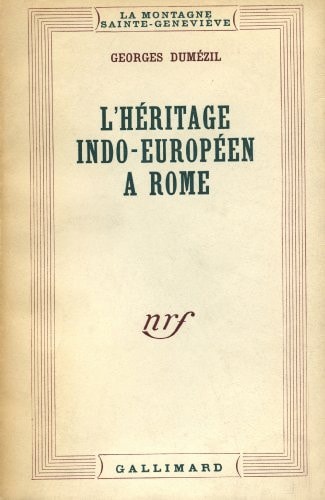L'HERITAGE INDO-EUROPEEN A ROME, de Reine-Marie Paris | portada del libro