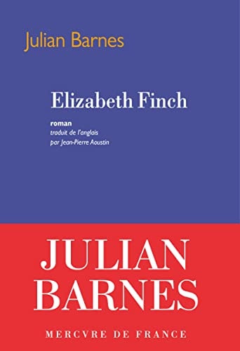 ELIZABETH FINCH, de Julian Barnes | portada del libro