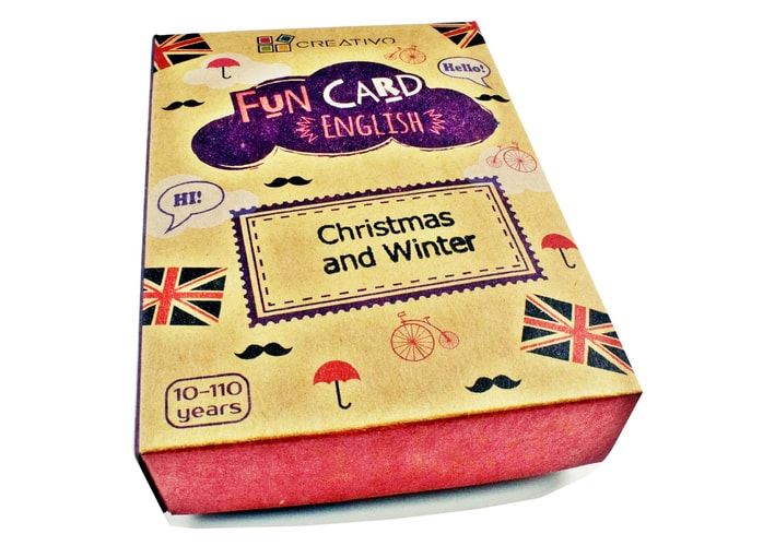 ENGLISH CHRISTMAS AND WINTER (FICHAS), de Creativo | portada del libro