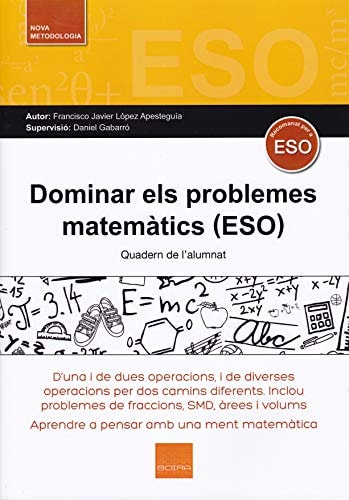 DOMINAR ELS PROBLEMAS MATEMATICS ESO, de AA.VV. | portada del libro