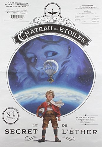 AZETTE 01 LE CHATEAU DES ETOILES, de Alex Alice | portada del libro